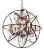 Подвесная люстра LOFT IT Foucaults orb crystal Loft1897/6