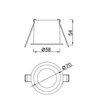 Встраиваемый светильник Mantra Malt 9234