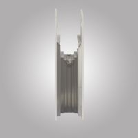Угловой коннектор внешний для накладного магнитного шинопровода AM Group MAGNET AM 401 LL-20B 90° ВНЕШНИЙ WH
