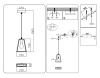Подвесной светильник Ambrella light Traditional Loft TR80497