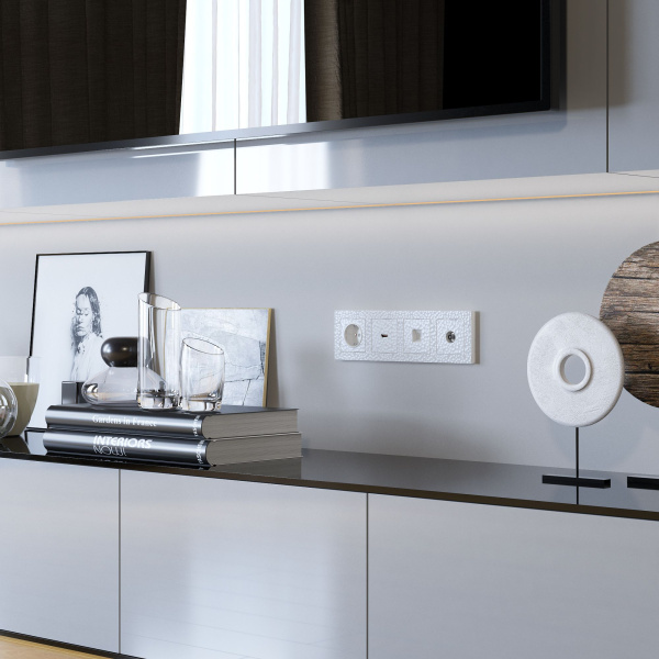 Лицевая панель Werkel Hammer для HDMI белый W1296001