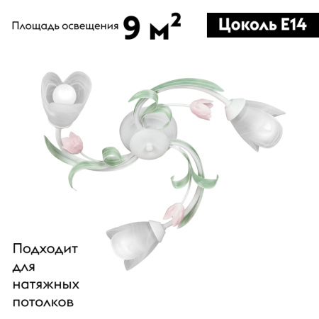 Потолочная люстра Vitaluce V1541/3PL