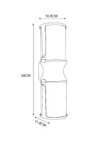 Уличный настенный светильник Arte Lamp Minchir A8306AL-2BK