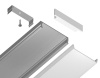 Алюминиевый накладной профиль Ambrella Light Alum Profile GP1800AL