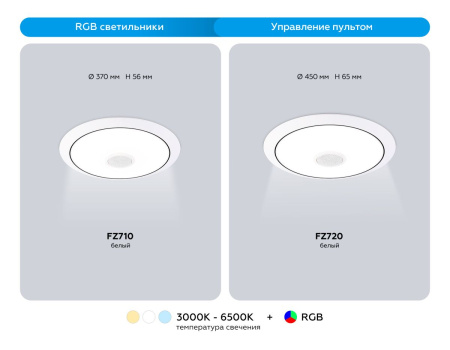 Потолочный светильник Ambrella Light Orbital Dance FZ720