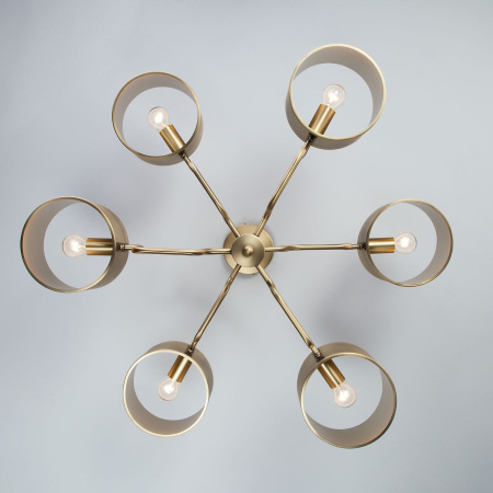 Потолочная люстра Bogates Pallada 293/6 Smart латунь