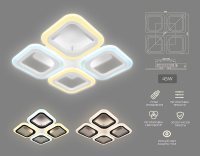 Потолочная светодиодная люстра Ambrella Light Acrylica Original FA4371