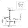 Подвесная люстра Lumion Classi Sut 8410/5