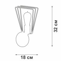 Бра Vitaluce V4378-1/1A