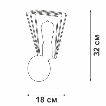 Бра Vitaluce V4378-1/1A