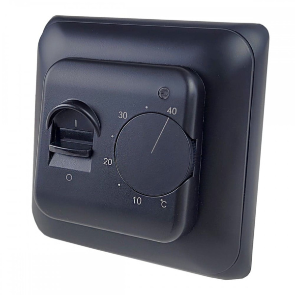 Терморегулятор для теплого пола RTC 70.26 (3.5 кВт) черный
