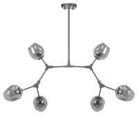 Люстра на штанге AM Group LOFT-6 BK