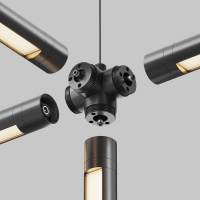 Х-образный вертикальный коннектор без ввода питания Maytoni Shelf CA019L4C-B