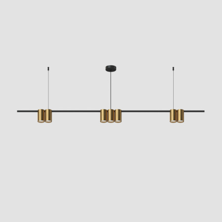 Подвесной светильник Denkirs Orbit DK4063-BK+SG