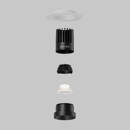 Встраиваемый светильник Maytoni Dip DL121-15W-4K-TRS-B