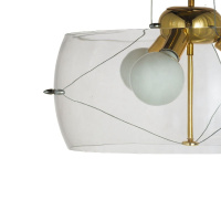 Подвесной светильник Lumina Deco Globo LDP 6018-500 PR+F.GD