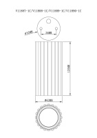 Точечный светильник Moderli Cora V11890-1C