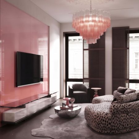 Подвесная люстра Loft IT Murano 10580/600 Clear pink