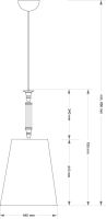 Подвесной светильник Kutek Napoli NAP-ZWD-1(P/A)