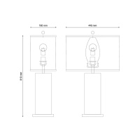Настольная лампа Lucia Tucci Harrods T936.1