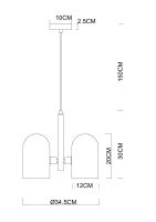 Подвесной светильник Arte Lamp Cassel A5454SP-3PB