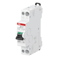 Дифференциальный автомат ABB DS301 C10A 30mA тип АС 1-модуль