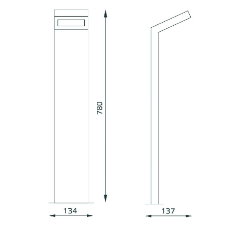 Уличный светодиодный светильник Gauss Electra GD111