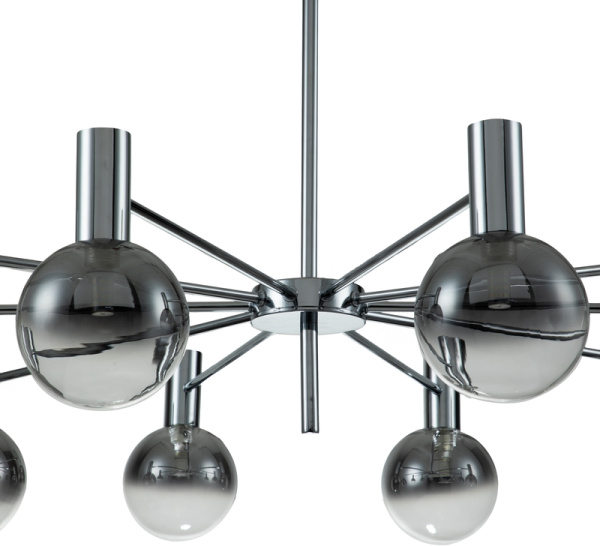 Люстра на штанге Indigo Collana 13015/10R Chrome V000225