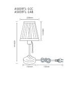 Настольная лампа Arte Lamp Marriot A5039TL-1AB