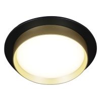 Встраиваемый светильник Reluce 53005-9.0-001RLD GX53 BK+GD
