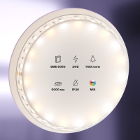 Светодиодная лента Maytoni Technical Led strip 24В 5050 14,4Вт/м MIX 5м IP20 20042
