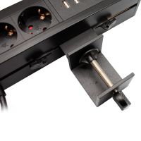 Блок розеток LE4 (2 секции 2 USB + 1 type-C беспроводная зарядка) Mebax 00-00002876