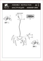 Подвесной светильник Arte Lamp Palmer A5695SP-5WH