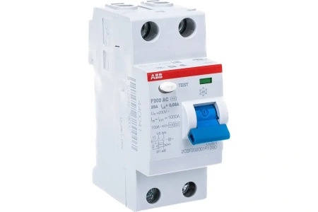 УЗО ABB F202 2P 25A 30mA AC