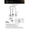 Каскадная люстра Aployt Ludovica APL.860.06.30