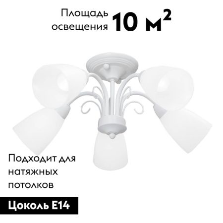 Потолочная люстра Vitaluce V3499-0/5PL