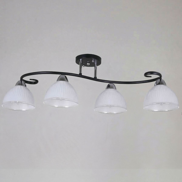 Потолочная люстра Reluce 66360-0.3-04 BK+CR