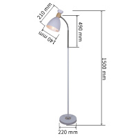 Торшер Reluce 03072-0.6-01 WH