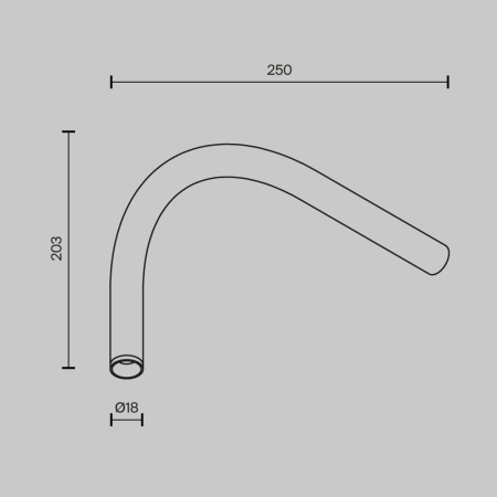 Трековый светильник Maytoni Eye C104WL-3W3-6K-B