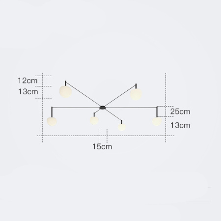 Потолочная люстра ImperiumLoft Rangel 213693-26