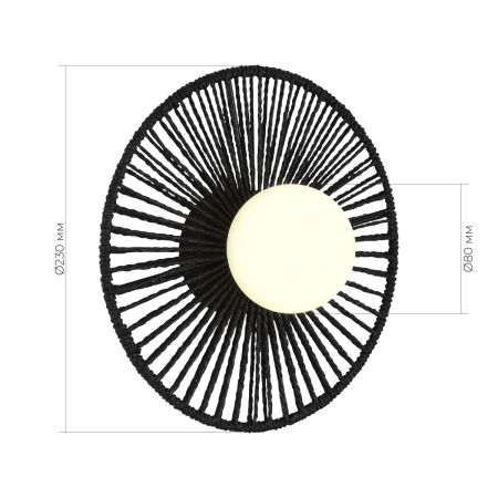 Настенный светильник Evoluce Loom SLE6022-401-01
