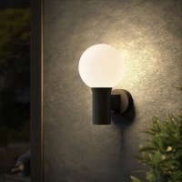 Уличный настенный светильник Elektrostandard Sfera 35126/D черный a060122