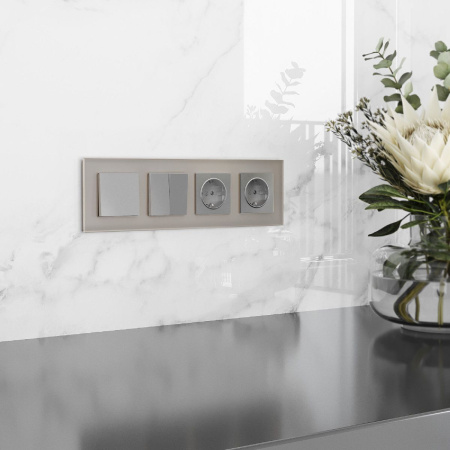 Рамка четырехместная Werkel Senso W0043117 4690389206467 a067418