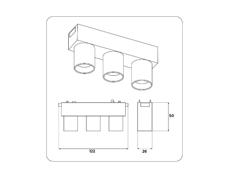 Трековый магнитный светильник Ambrella Light Track System GV1504