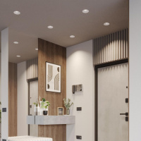 Встраиваемый светильник с переключателем цветовой температуры и угла рассеивания Novotech Wir Nova 359854