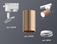 Комплект трекового светильника Ambrella light Track System XT (A2520, C6326, N6101) XT6326001