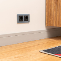 Рамка Favorit на 2 поста серый WL01-Frame-02 Werkel