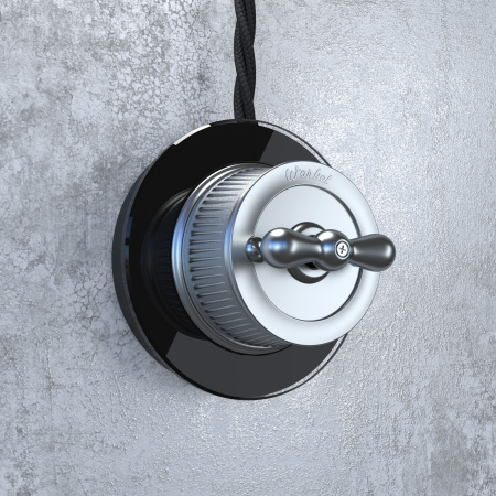 Рамка на 1 пост черный WL21-frame-01 Werkel