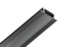 Алюминиевый встраиваемый профиль Ambrella Light Alum Profile GP1001BK/BK