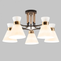 Потолочная люстра IMEX MD.5692-5-S-COFFEE+FGD